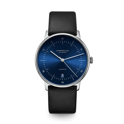 Zegarek Sternglas Naos Automatik blue, 38 mm