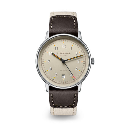 Zegarek Sternglas Lumatik beige, 38 mm