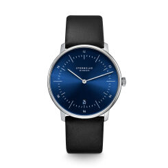 Zegarek Sternglas Naos blue, 38 mm quartz