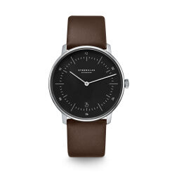 Zegarek Sternglas Naos black, 38 mm quartz