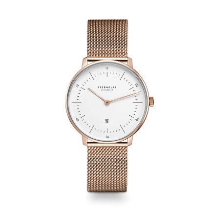 Zegarek Sternglas Naos XS rosegold, 33 mm quartz