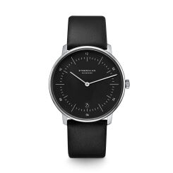 Zegarek Sternglas Naos black, 38 mm quartz