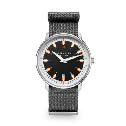 Zegarek Sternglas Egor black silver, 38 mm