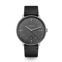 Zegarek Sternglas Hamburg graphite, 42 mm WYP