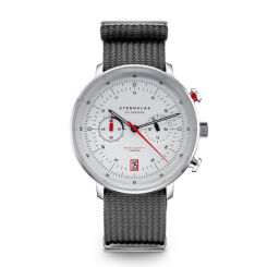 Zegarek Sternglas Hamburg Chrono silver, 42 mm WYP